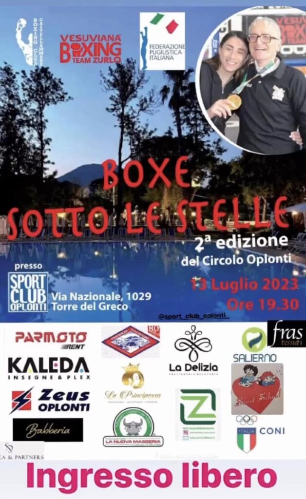 Boxe sotto le stelle